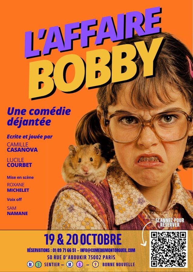 Affiche du spectacle L'Affaire Bobby