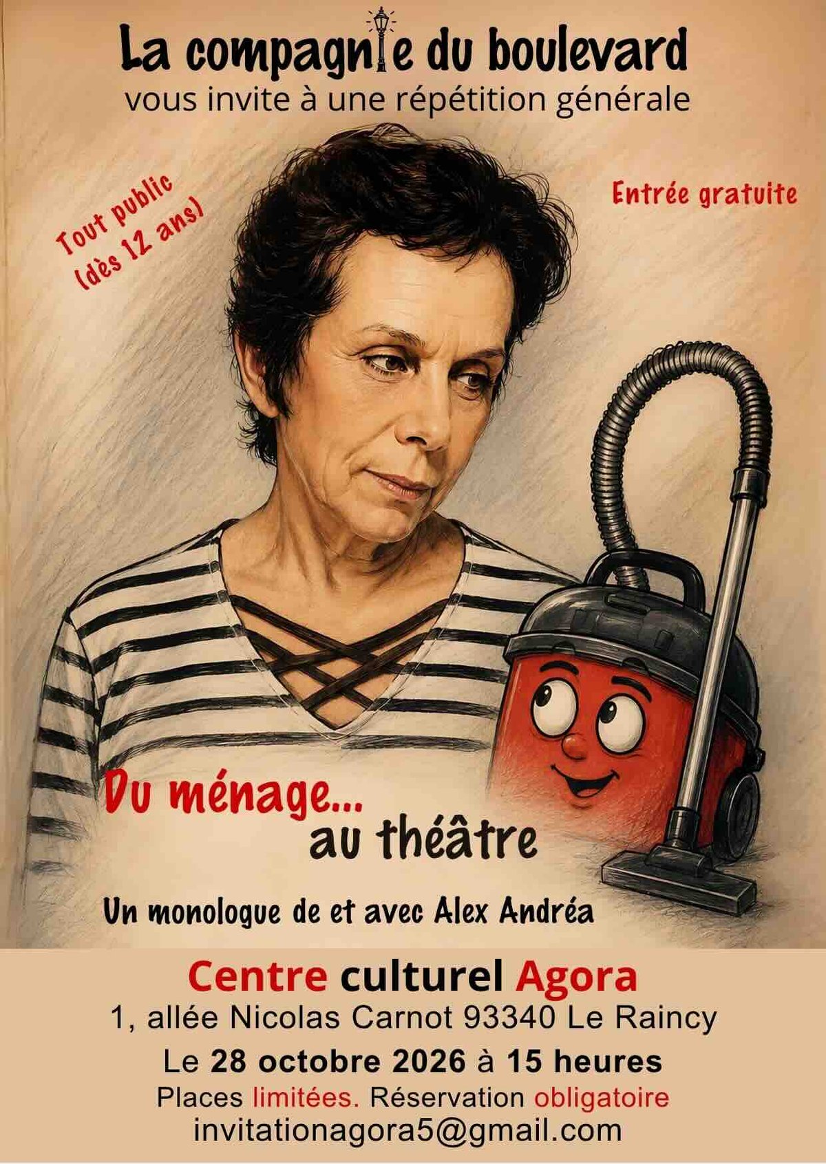 Affiche du spectacle Du ménage… au théâtre