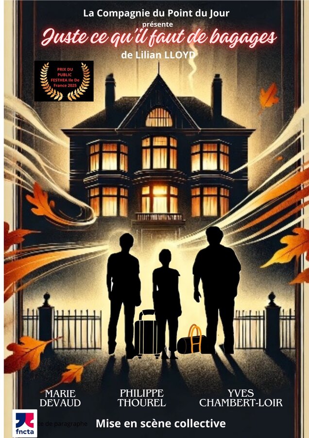 Affiche du spectacle Juste ce qu'il faut de bagages