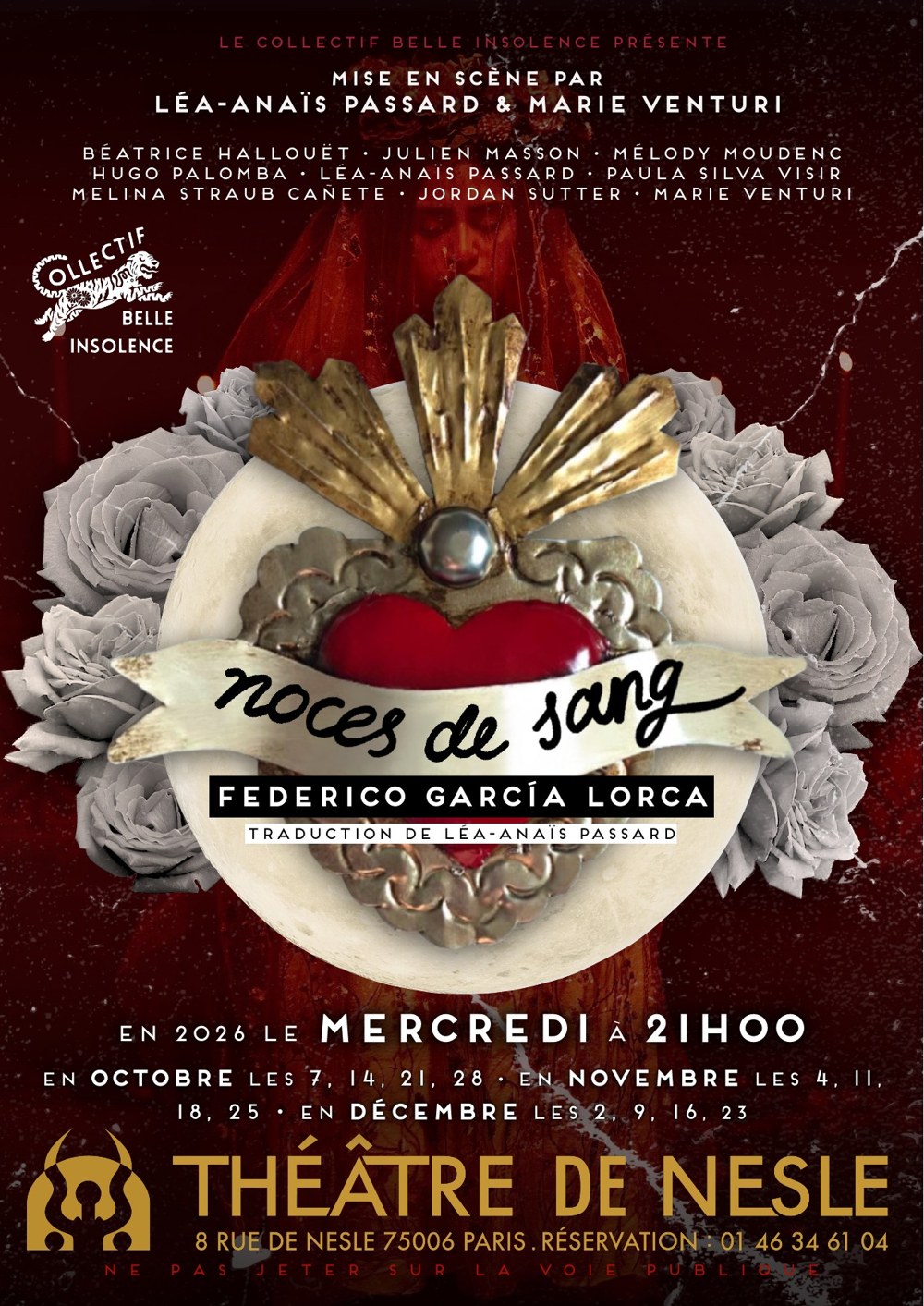 Affiche du spectacle Noces de sang